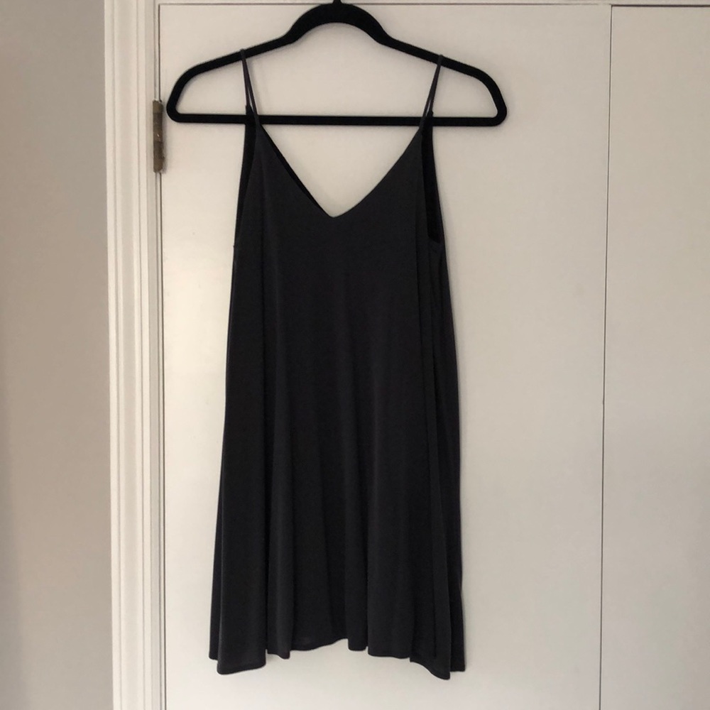 Talula dark grey tank dress